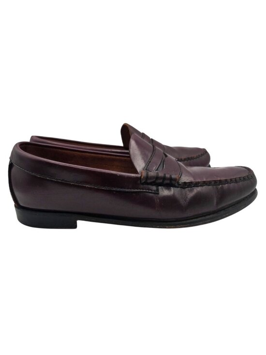 G.H. Bass Weejuns Burgundy Leather Men\'s Size 9.5 D Penny Loafer Dress Shoes main image 7